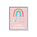 Picture of Happy Rainbows _GroupedProduct_Rectangle_Portrait_Mini_ _GroupedProduct_Rectangle_Portrait_Canvas_Framed_