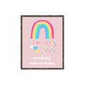 Picture of Happy Rainbows _GroupedProduct_Rectangle_Portrait_Mini_ _GroupedProduct_Rectangle_Portrait_Canvas_Framed_