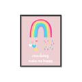 Picture of Happy Rainbows _GroupedProduct_Rectangle_Portrait_Mini_ _GroupedProduct_Rectangle_Portrait_Canvas_Framed_