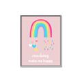 Picture of Happy Rainbows _GroupedProduct_Rectangle_Portrait_Mini_ _GroupedProduct_Rectangle_Portrait_Canvas_Framed_
