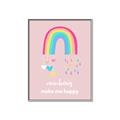 Picture of Happy Rainbows _GroupedProduct_Rectangle_Portrait_Mini_ _GroupedProduct_Rectangle_Portrait_Canvas_Framed_