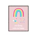 Picture of Happy Rainbows _GroupedProduct_Rectangle_Portrait_Mini_ _GroupedProduct_Rectangle_Portrait_Canvas_Framed_