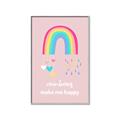 Picture of Happy Rainbows _GroupedProduct_Rectangle_Portrait_Mini_ _GroupedProduct_Rectangle_Portrait_Canvas_Framed_