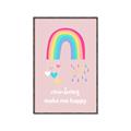 Picture of Happy Rainbows _GroupedProduct_Rectangle_Portrait_Mini_ _GroupedProduct_Rectangle_Portrait_Canvas_Framed_