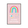 Picture of Happy Rainbows _GroupedProduct_Rectangle_Portrait_Mini_ _GroupedProduct_Rectangle_Portrait_Canvas_Framed_