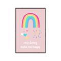 Picture of Happy Rainbows _GroupedProduct_Rectangle_Portrait_Mini_ _GroupedProduct_Rectangle_Portrait_Canvas_Framed_