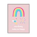 Picture of Happy Rainbows _GroupedProduct_Rectangle_Portrait_Mini_ _GroupedProduct_Rectangle_Portrait_Canvas_Framed_