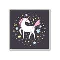 Picture of The Magic of Unicorns _GroupedProduct_Square_Mini_ _GroupedProduct_Square_Canvas_Framed_