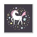 Picture of The Magic of Unicorns _GroupedProduct_Square_Mini_ _GroupedProduct_Square_Canvas_Framed_