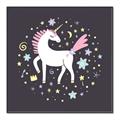Picture of The Magic of Unicorns _GroupedProduct_Square_Mini_ _GroupedProduct_Square_Canvas_Framed_