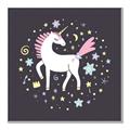 Picture of The Magic of Unicorns _GroupedProduct_Square_Mini_ _GroupedProduct_Square_Canvas_Framed_