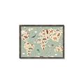 Picture of Animal Map _GroupedProduct_Rectangle_Landscape_Canvas_Framed_