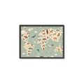 Picture of Animal Map _GroupedProduct_Rectangle_Landscape_Canvas_Framed_