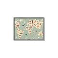Picture of Animal Map _GroupedProduct_Rectangle_Landscape_Canvas_Framed_