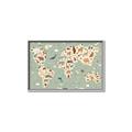 Picture of Animal Map _GroupedProduct_Rectangle_Landscape_Canvas_Framed_