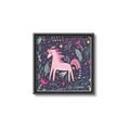 Picture of Rosie the Unicorn _GroupedProduct_Square_Mini_ _GroupedProduct_Square_Canvas_Framed_