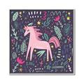 Picture of Rosie the Unicorn _GroupedProduct_Square_Mini_ _GroupedProduct_Square_Canvas_Framed_