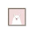 Picture of Pinky Llama  _GroupedProduct_Square_Mini_ _GroupedProduct_Square_Canvas_Framed_