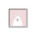 Picture of Pinky Llama  _GroupedProduct_Square_Mini_ _GroupedProduct_Square_Canvas_Framed_