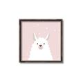 Picture of Pinky Llama  _GroupedProduct_Square_Mini_ _GroupedProduct_Square_Canvas_Framed_