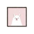 Picture of Pinky Llama  _GroupedProduct_Square_Mini_ _GroupedProduct_Square_Canvas_Framed_