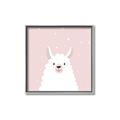 Picture of Pinky Llama  _GroupedProduct_Square_Mini_ _GroupedProduct_Square_Canvas_Framed_