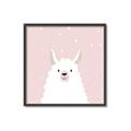 Picture of Pinky Llama  _GroupedProduct_Square_Mini_ _GroupedProduct_Square_Canvas_Framed_
