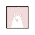 Picture of Pinky Llama  _GroupedProduct_Square_Mini_ _GroupedProduct_Square_Canvas_Framed_