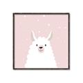 Picture of Pinky Llama  _GroupedProduct_Square_Mini_ _GroupedProduct_Square_Canvas_Framed_