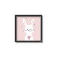 Picture of Pinky Bunny _GroupedProduct_Square_Mini_ _GroupedProduct_Square_Canvas_Framed_