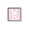 Picture of Pinky Bunny _GroupedProduct_Square_Mini_ _GroupedProduct_Square_Canvas_Framed_