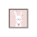 Picture of Pinky Bunny _GroupedProduct_Square_Mini_ _GroupedProduct_Square_Canvas_Framed_
