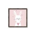 Picture of Pinky Bunny _GroupedProduct_Square_Mini_ _GroupedProduct_Square_Canvas_Framed_