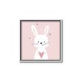Picture of Pinky Bunny _GroupedProduct_Square_Mini_ _GroupedProduct_Square_Canvas_Framed_