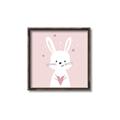 Picture of Pinky Bunny _GroupedProduct_Square_Mini_ _GroupedProduct_Square_Canvas_Framed_