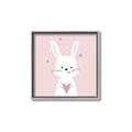 Picture of Pinky Bunny _GroupedProduct_Square_Mini_ _GroupedProduct_Square_Canvas_Framed_