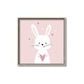 Picture of Pinky Bunny _GroupedProduct_Square_Mini_ _GroupedProduct_Square_Canvas_Framed_