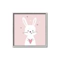 Picture of Pinky Bunny _GroupedProduct_Square_Mini_ _GroupedProduct_Square_Canvas_Framed_