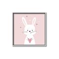 Picture of Pinky Bunny _GroupedProduct_Square_Mini_ _GroupedProduct_Square_Canvas_Framed_
