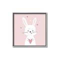 Picture of Pinky Bunny _GroupedProduct_Square_Mini_ _GroupedProduct_Square_Canvas_Framed_