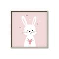 Picture of Pinky Bunny _GroupedProduct_Square_Mini_ _GroupedProduct_Square_Canvas_Framed_