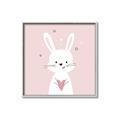 Picture of Pinky Bunny _GroupedProduct_Square_Mini_ _GroupedProduct_Square_Canvas_Framed_