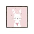 Picture of Pinky Bunny _GroupedProduct_Square_Mini_ _GroupedProduct_Square_Canvas_Framed_