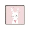 Picture of Pinky Bunny _GroupedProduct_Square_Mini_ _GroupedProduct_Square_Canvas_Framed_