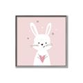 Picture of Pinky Bunny _GroupedProduct_Square_Mini_ _GroupedProduct_Square_Canvas_Framed_