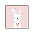 Picture of Pinky Bunny _GroupedProduct_Square_Mini_ _GroupedProduct_Square_Canvas_Framed_