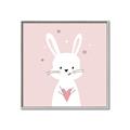 Picture of Pinky Bunny _GroupedProduct_Square_Mini_ _GroupedProduct_Square_Canvas_Framed_