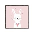 Picture of Pinky Bunny _GroupedProduct_Square_Mini_ _GroupedProduct_Square_Canvas_Framed_