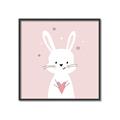 Picture of Pinky Bunny _GroupedProduct_Square_Mini_ _GroupedProduct_Square_Canvas_Framed_