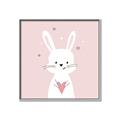 Picture of Pinky Bunny _GroupedProduct_Square_Mini_ _GroupedProduct_Square_Canvas_Framed_